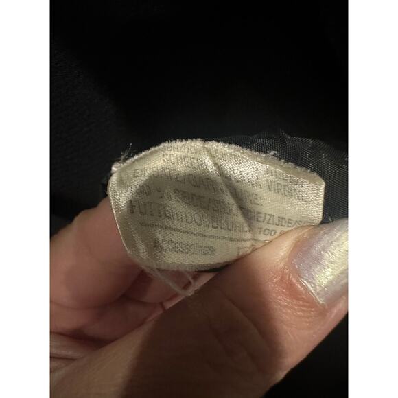 Louis Féraud Black Double Breasted Trench Coat Classic Heritage Preppy XL - Picture 13 of 15